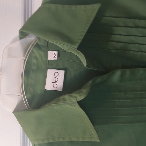 CLEO, green color blouse, Size M - Picture 3 of 6